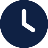 Clock icon to signify the office hours of the Parking Operations office.