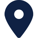 Map pin icon to signify location of the Parking Operations office.